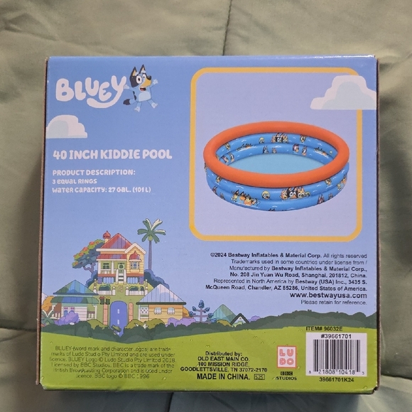 Licensed Bluey Inflatable Kiddie Pool - Picture 3 of 4